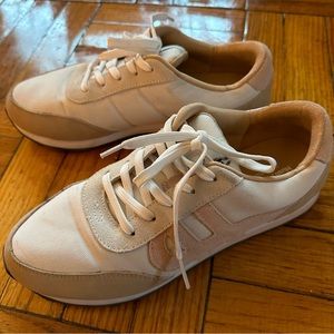 Hush Puppies Seventy8 Sneaker. Pale Blush Suede. Women’s size 10.